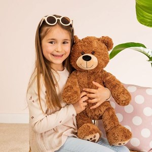 Peluche ours marron 55 cm
