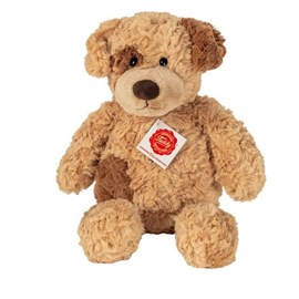 Peluche chien marron ultra douce 30 cm