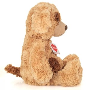 Peluche chien marron ultra douce 30 cm