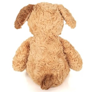 Peluche chien marron ultra douce 30 cm