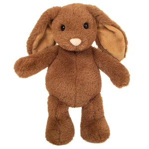 Peluche lapin marron 25 cm