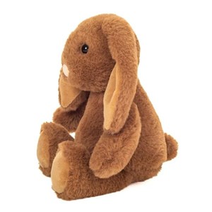 Peluche lapin marron 25 cm