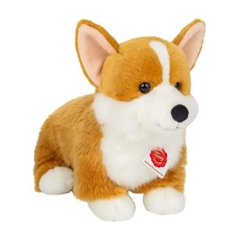Peluche corgi ultra douce 30 cm