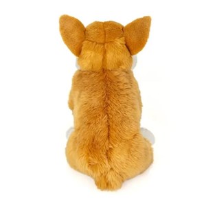 Peluche corgi ultra douce 30 cm