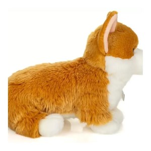 Peluche corgi ultra douce 30 cm