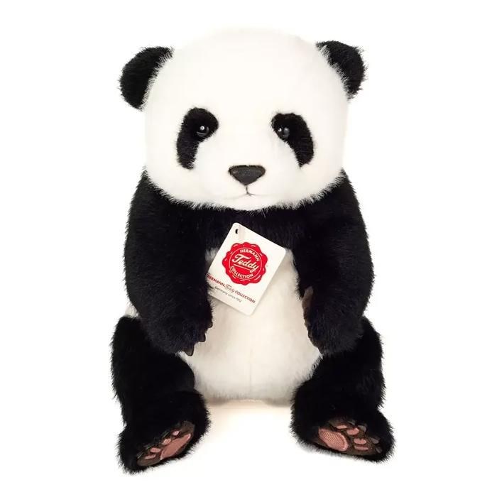 Peluche panda assis ultra-douce 28 cm