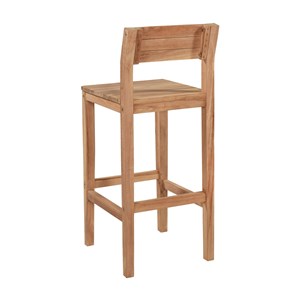 Chaise haute en teck massif sarina