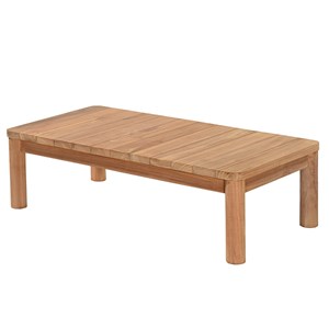 Table basse rectangulaire en teck massif austin