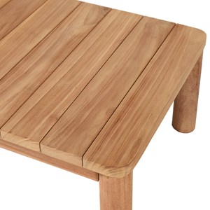 Table basse rectangulaire en teck massif austin