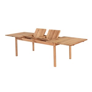 Table extensible teck massif auckland xl
