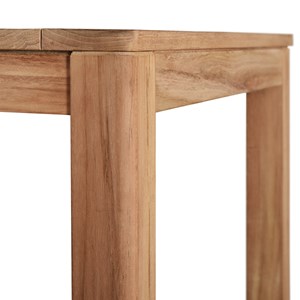 Table haute en teck massif 120 cm sarina
