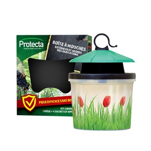Piège à mouches - kit réutilisable + 4 a