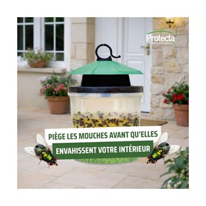 Piège à mouches - kit réutilisable + 4 a