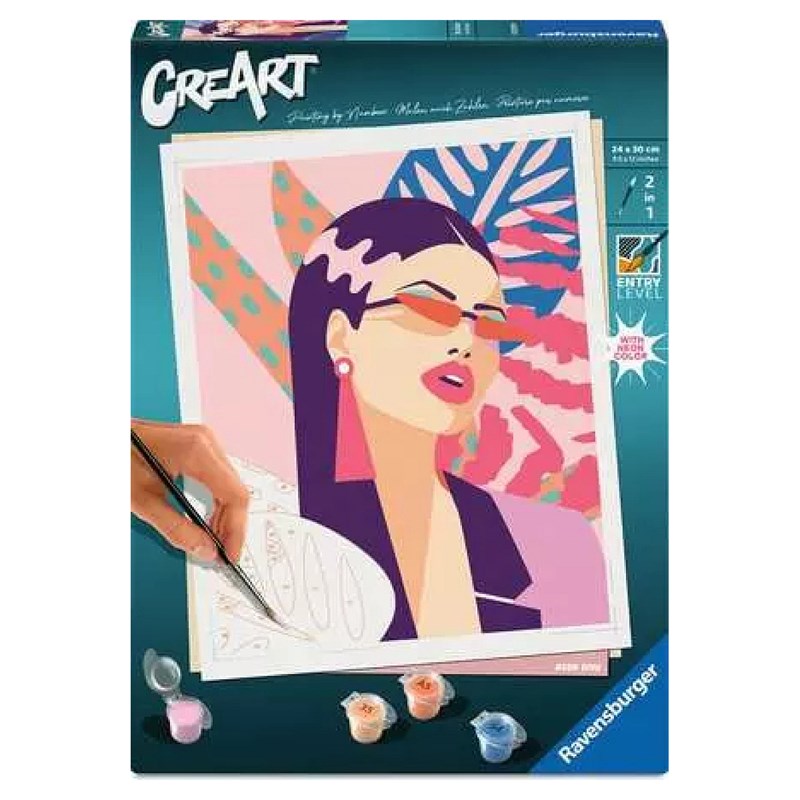 Creart - 24x30 cm - neon diva