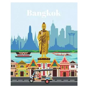 Creart - 24x30 cm - bangkok