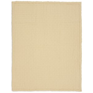 Couverture en gaze de coton jacquard vanilla (75 x 100 cm)