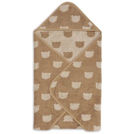 Cape de bain en éponge teddy bear (75 x 75 cm)