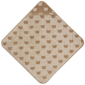 Cape de bain en éponge teddy bear (75 x 75 cm)