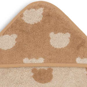 Cape de bain en éponge teddy bear (75 x 75 cm)