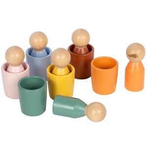 Gobelets de tri montessori avec figurine