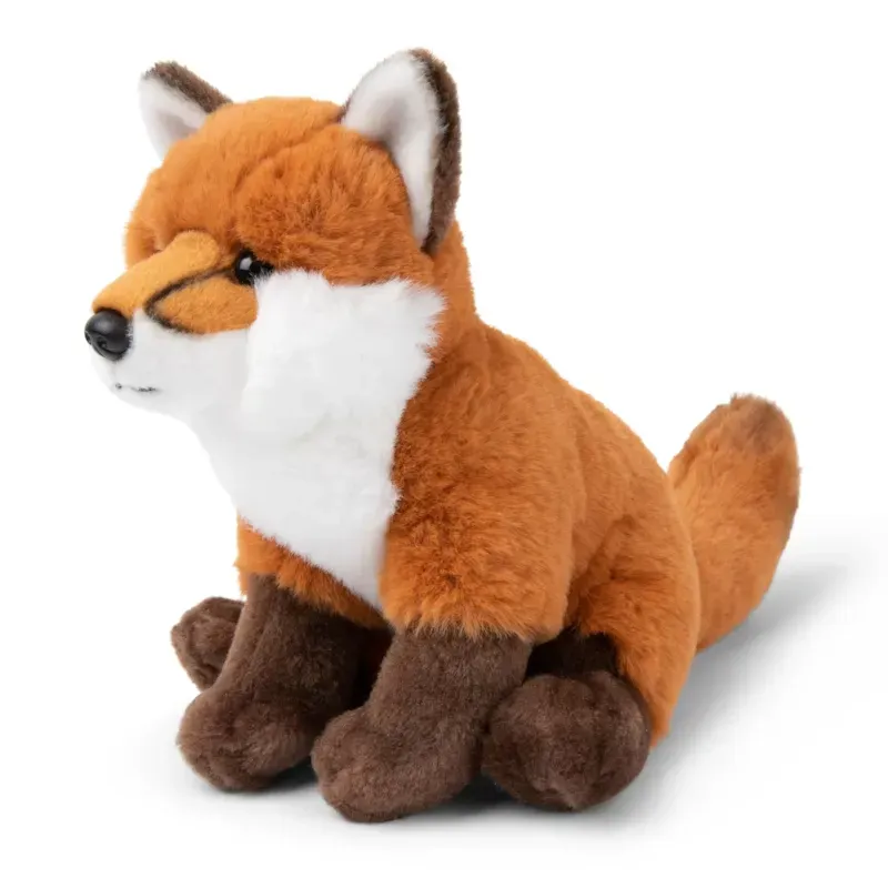 Eco peluche renard roux 15 cm (WWF) - Image 1