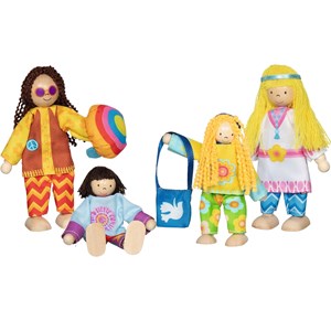 Famille de poupées flexibles love