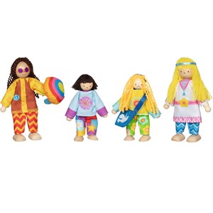 Famille de poupées flexibles love