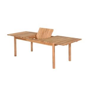 Table extensible teck massif auckland