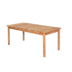 Table extensible teck massif auckland