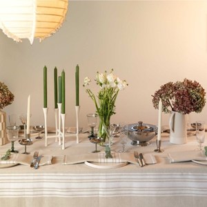 Nappe 300x170cm corda blanc