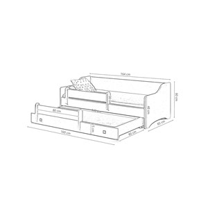 Lit 1001jouets blanc