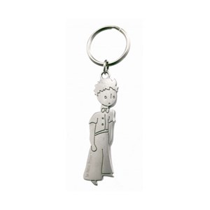 Porte cles petit prince argente