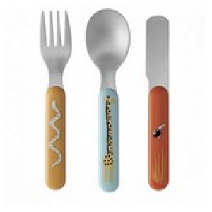 Set de 3 couverts theme la savane