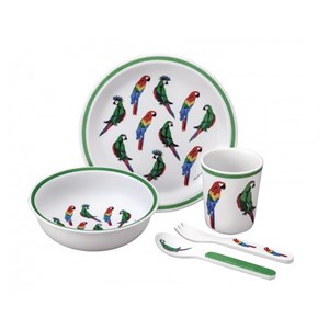 Coffret cadeau 5 pieces les perroquets