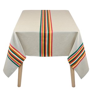 Nappe 165x165cm mauleon laurier rose