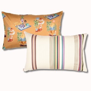Coussin 70x45 cm sore&nbsp;fleurs