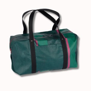 Sac voyage agar cire chevron vert