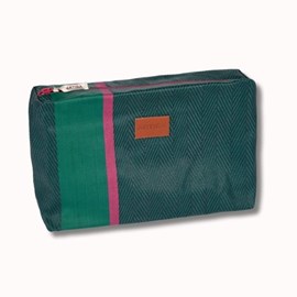 Trousse toilette andrea cire chevron vert