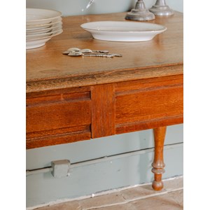 Grande table à manger en bois n°636