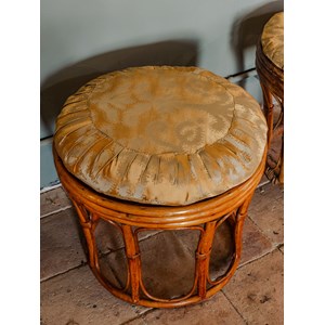 Paire de poufs en rotin n°81