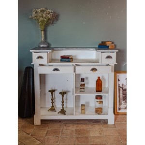 Buffet bar en bois blanc n°518