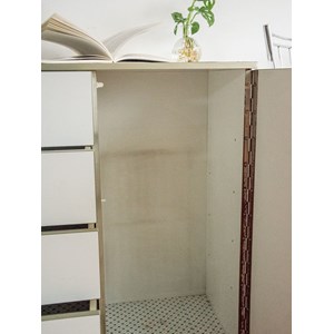 Buffet en formica blanc n°514