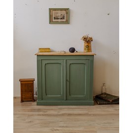 Gilbert, le buffet en bois vert n°755