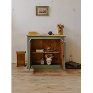 Gilbert, le buffet en bois vert n°755