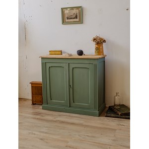 Gilbert, le buffet en bois vert n°755