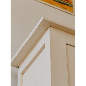 Grande armoire en bois beige n°361