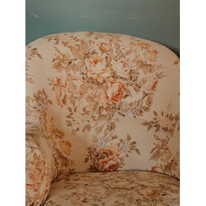 Paire de fauteuils crapaud en tissu n°748