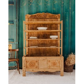 Grande étagère en bois clair n°749