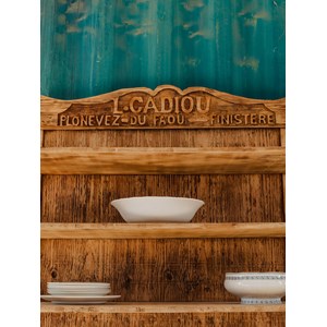 Grande étagère en bois clair n°749