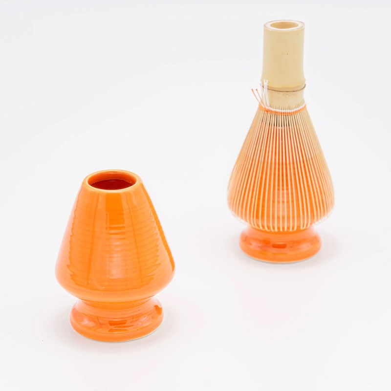 Support fouet à matcha - orange